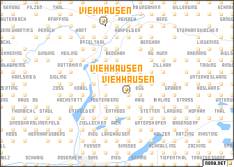 map of Viehhausen