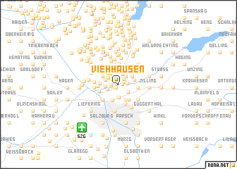 map of Viehhausen
