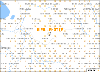 map of Vieille Hatte