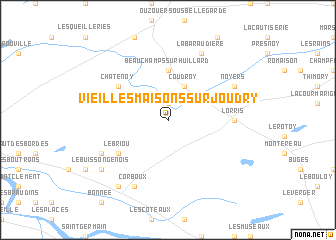 map of Vieilles-Maisons-sur-Joudry