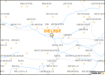 map of Vielmur
