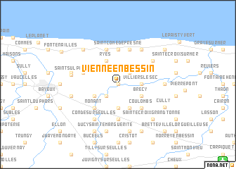 map of Vienne-en-Bessin
