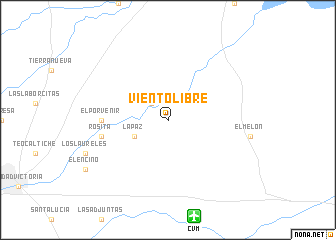 map of Viento Libre