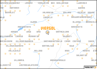 map of Viérgol