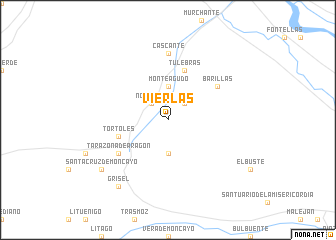 map of Vierlas