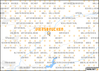 map of Viersbrücken