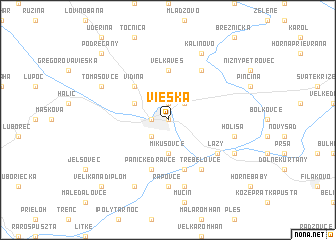 map of Vieska