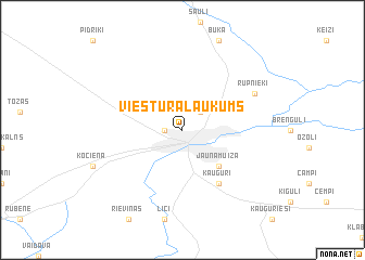 map of Viestura Laukums