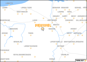 map of Vieux-Viel