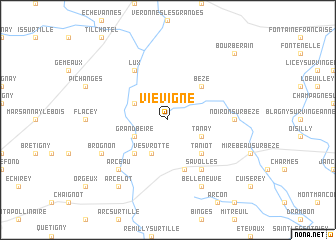 map of Viévigne