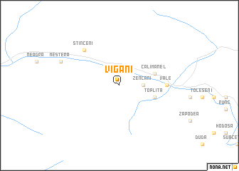 map of Vîgani