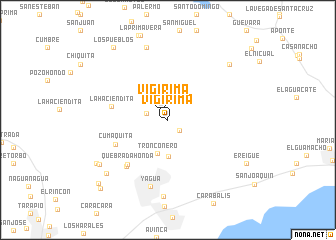 map of Vigirima