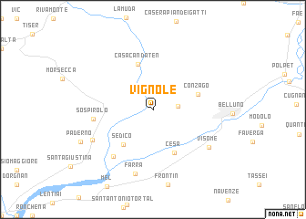 map of Vignole