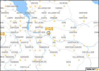 map of Vigo