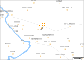 map of Vigo