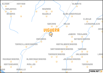 map of Viguera