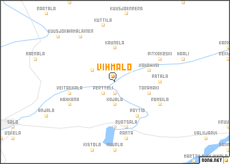 map of Vihmalo