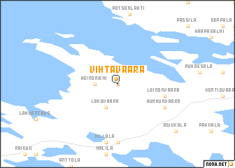 map of Vihtavaara