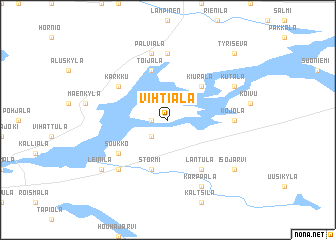 map of Vihtiälä