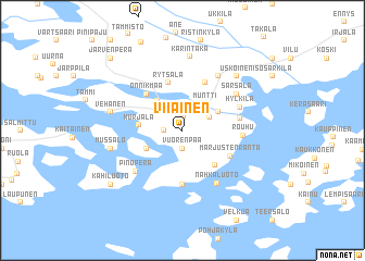 map of Viiainen