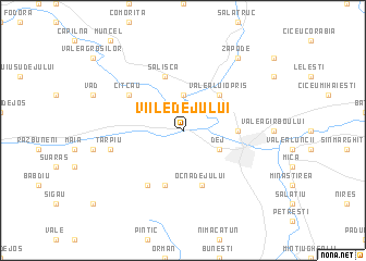 map of Viile Dejului