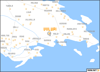 map of Viilupi