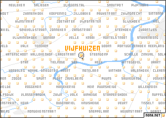 map of Vijfhuizen