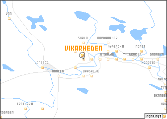 map of Vikarheden