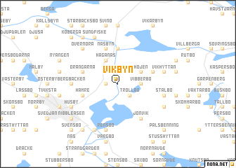map of Vikbyn