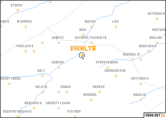 map of Vikhlya