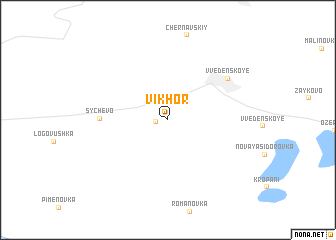 map of Vikhor\