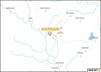 map of Vikinduni