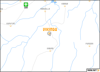 map of Vikindu