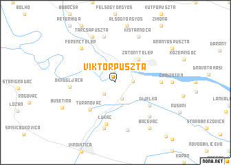 map of Viktorpuszta