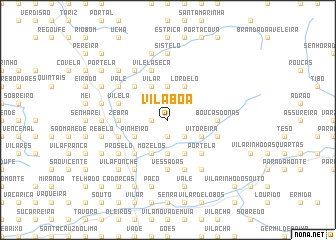 map of Vila Boa