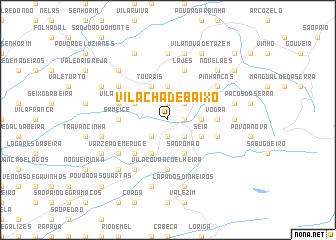 map of Vila Chã de Baixo