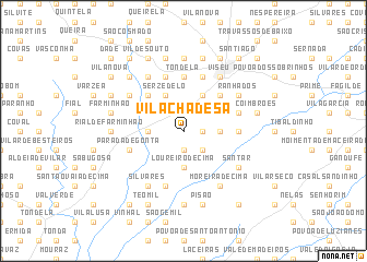 map of Vila Chã de Sá
