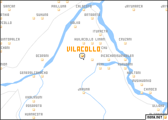 map of Vilacollo