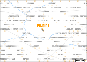 map of Vilaine