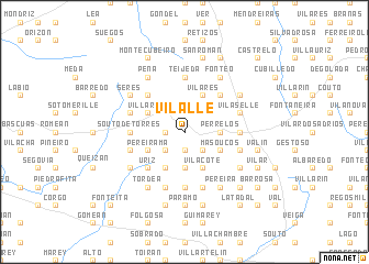 map of Vilalle