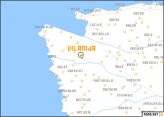 map of Vilanija