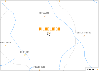 map of Vila Olinda