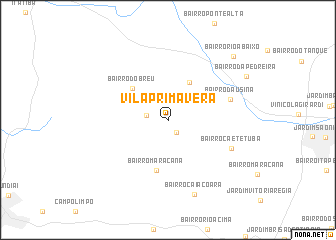 map of Vila Primavera