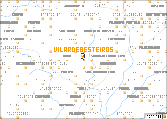 map of Vilar de Besteiros