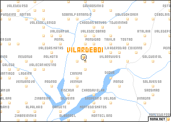 map of Vilar de Boi