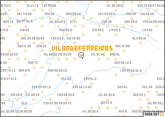 map of Vilar de Ferreiros