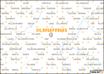 map of Vilar de Frades