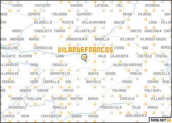 map of Vilar de Francos