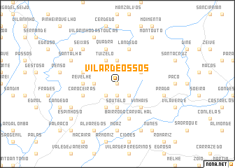 map of Vilar de Ossos
