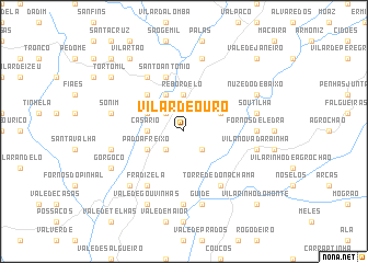 map of Vilar de Ouro